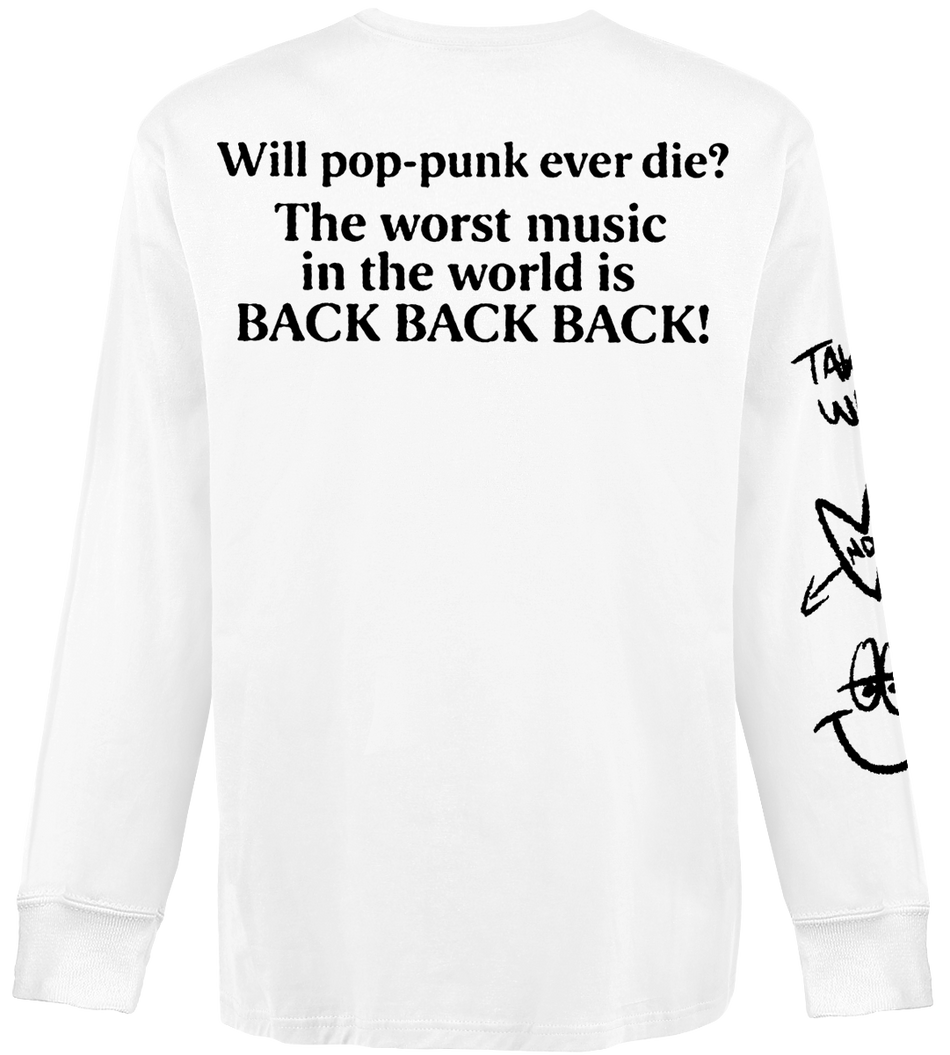 T-shirt manches longues  de Neck Deep - Pop Punk Is Back - S à XL - pour Homme - blanc - Neck Deep - View 2