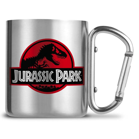 Mug  de Jurassic Park - Mug avec Mousqueton - pour Unisexe - couleur argent - Jurassic Park