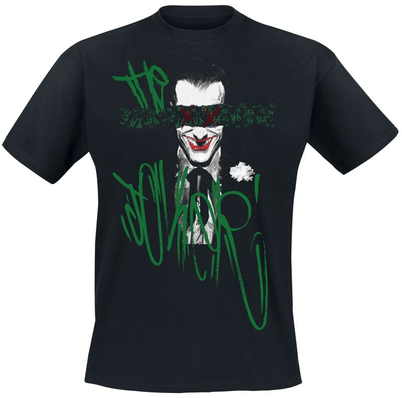 T-Shirt Manches courtes  de Batman - The Joker - Green Eye Fold - S à 5XL - pour Homme - noir - Batman