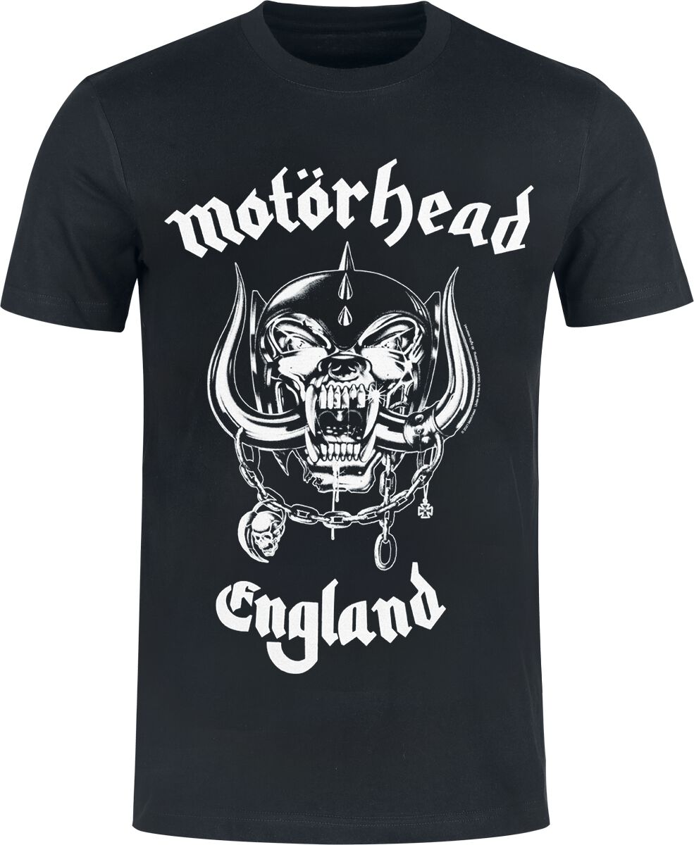T-Shirt Manches courtes  de Motörhead - England - Heavyweight - S à 5XL - pour Homme - noir - Motörhead