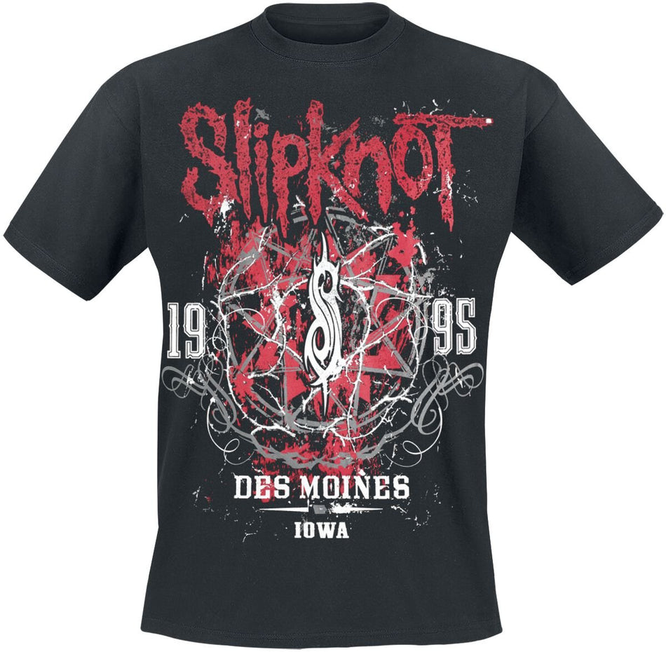 T-Shirt Manches courtes  de Slipknot - Iowa Star - Heavyweight - S à 5XL - pour Homme - noir - Slipknot