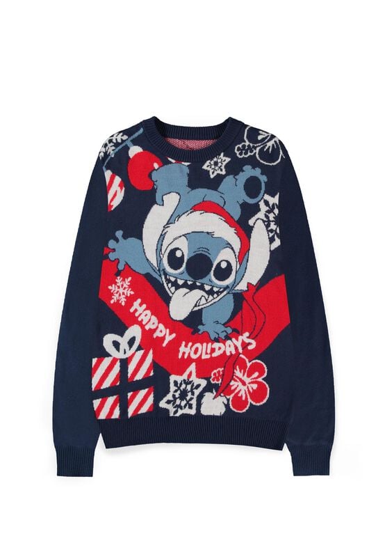Pull De Noël Disney de Lilo & Stitch - Santa - S à XXL - pour Homme - multicolore - Lilo & Stitch