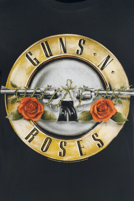 T-Shirt Manches courtes  de Guns N' Roses - Distressed Bullet - Heavyweight - S à 5XL - pour Homme - noir - Guns N' Roses - View 2