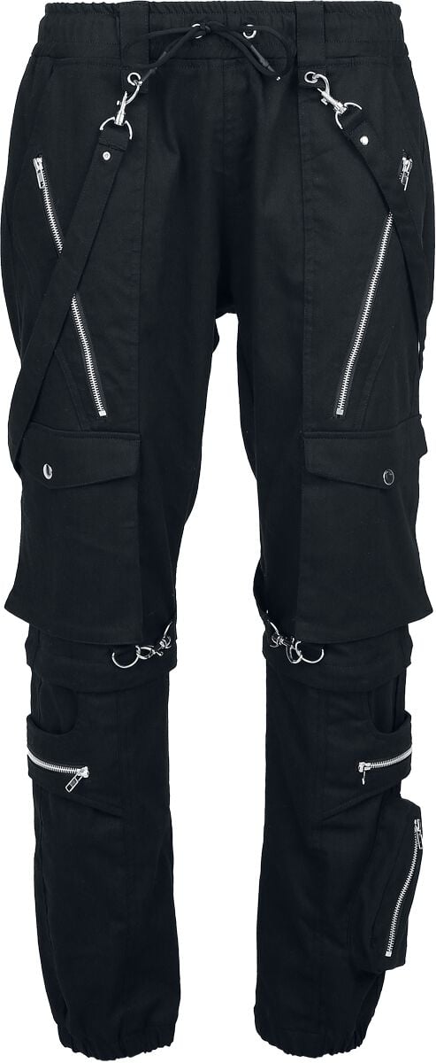 Pantalon en toile Gothic de Vixxsin - Halston - Pantalon Noir - L à 3XL - pour Homme - noir - Vixxsin