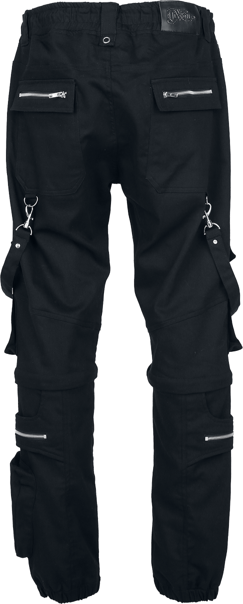 Pantalon en toile Gothic de Vixxsin - Halston - Pantalon Noir - L à 3XL - pour Homme - noir - Vixxsin - View 2
