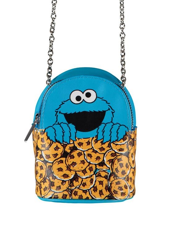 Sac à bandoulière  de Sesame Street - Cookie Monster - Sacoche - pour Unisexe - multicolore - Sesame Street