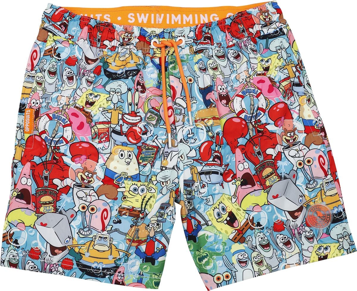 Short de bain  de Bob L'Éponge - OppoSuits - Frenzy - S à XXL - pour Homme - multicolore - Bob L'Éponge