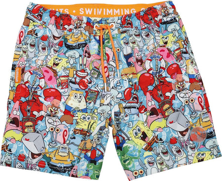 Short de bain  de Bob L'Éponge - OppoSuits - Frenzy - S à XXL - pour Homme - multicolore - Bob L'Éponge