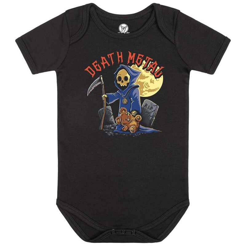 Body Fun de Metal-Kids - Death Metal - 56/62 à 80/86 - pour Enfants - noir - Metal-Kids