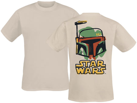 T-Shirt Manches courtes Disney de Star Wars - Boba Fett - Doodle - S à XXL - pour Homme - naturel - Star Wars