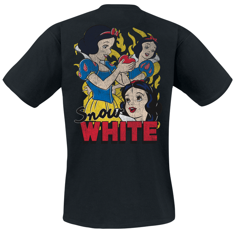 T-Shirt Manches courtes Disney de Blanche-Neige Et les Sept Nains - Homage - S à XXL - pour Homme - noir - Blanche-Neige Et les Sept Nains - View 2