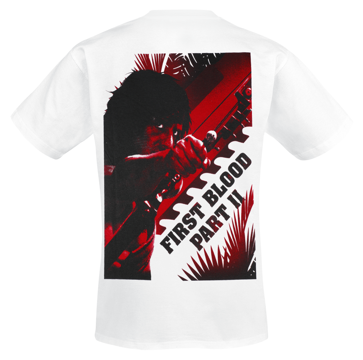T-Shirt Manches courtes  de Rambo - First Blood Part 2 - S à XXL - pour Homme - blanc - Rambo - View 2