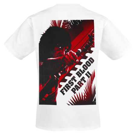 T-Shirt Manches courtes  de Rambo - First Blood Part 2 - S à XXL - pour Homme - blanc - Rambo - View 2