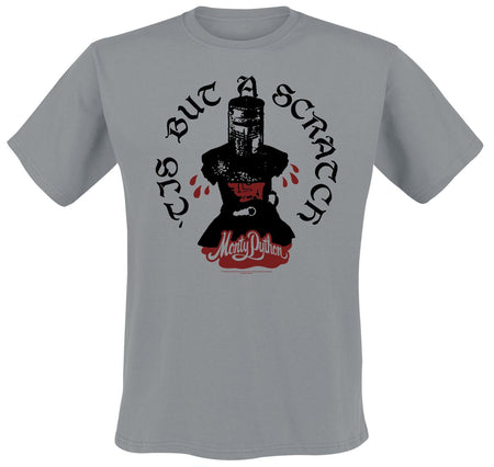 T-Shirt Manches courtes  de Monty Python - Black Night Scratch - M à 3XL - pour Homme - gris - Monty Python