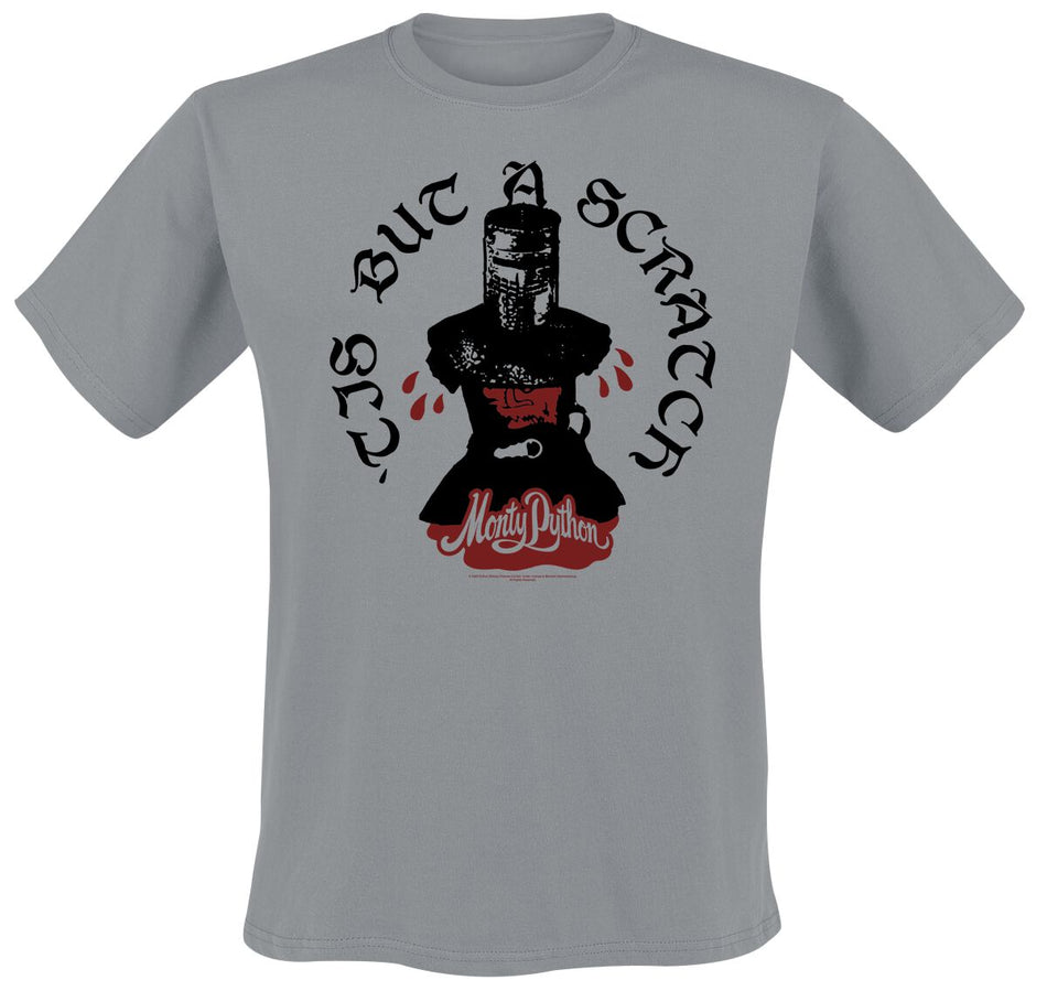 T-Shirt Manches courtes  de Monty Python - Black Night Scratch - M à 3XL - pour Homme - gris - Monty Python