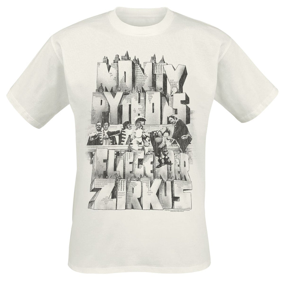 T-Shirt Manches courtes  de Monty Python - Fliegender Zirkus - M à 3XL - pour Homme - naturel - Monty Python