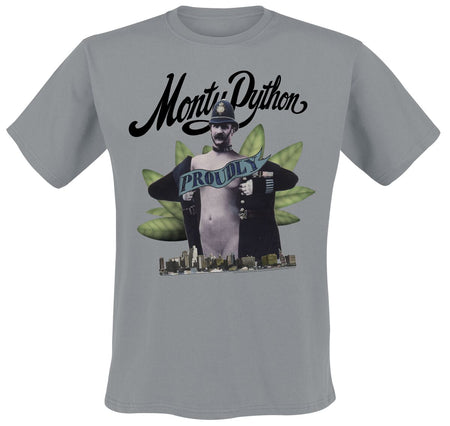 T-Shirt Manches courtes  de Monty Python - Proudly Collage - M à 3XL - pour Homme - gris - Monty Python