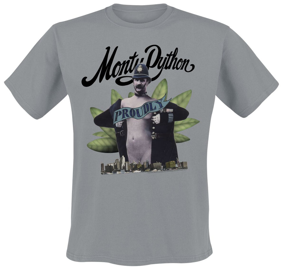 T-Shirt Manches courtes  de Monty Python - Proudly Collage - M à 3XL - pour Homme - gris - Monty Python