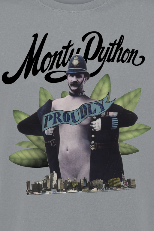 T-Shirt Manches courtes  de Monty Python - Proudly Collage - M à 3XL - pour Homme - gris - Monty Python - View 2