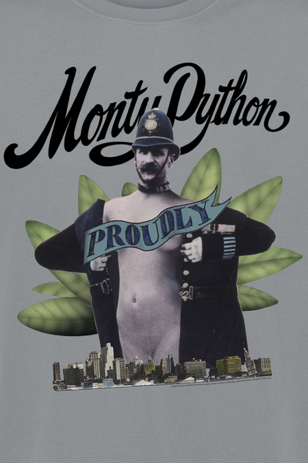 T-Shirt Manches courtes  de Monty Python - Proudly Collage - M à 3XL - pour Homme - gris - Monty Python - View 2