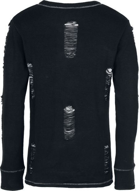 Pull tricoté Gothic de Heartless - Archer - Pull Unisexe - M à 3XL - pour Homme - noir - Heartless - View 2
