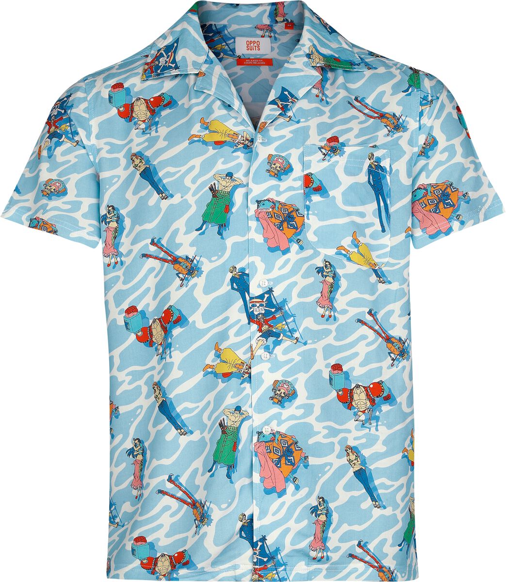 Chemise manches courtes  de One Piece - OppoSuits - Ocean Chill - S à L - pour Homme - multicolore - One Piece