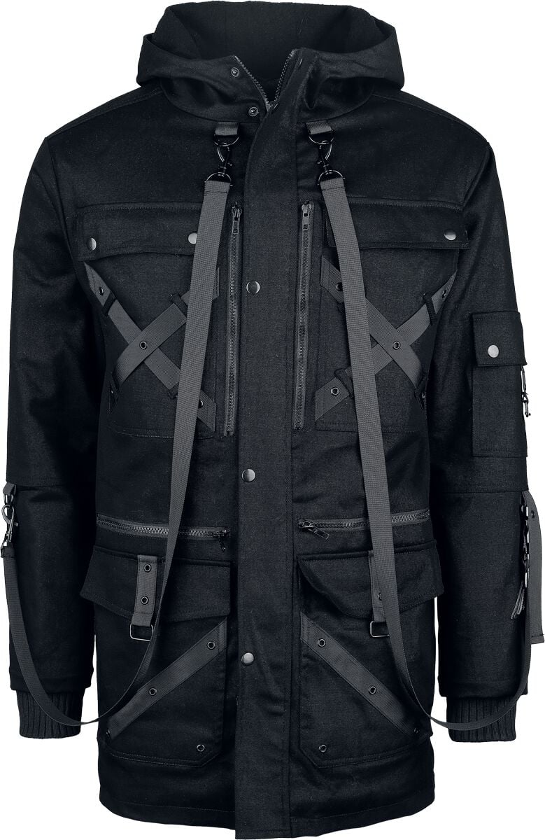 Veste mi-saison Gothic de Chemical Black - Auden - Veste - S à 4XL - pour Homme - noir - Chemical Black