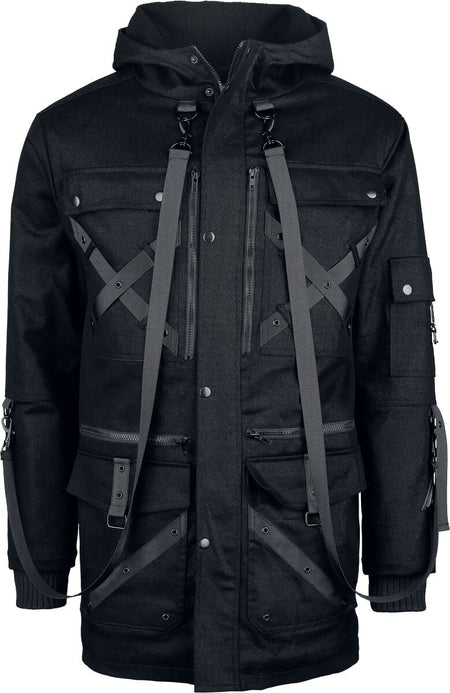 Veste mi-saison Gothic de Chemical Black - Auden - Veste - S à 4XL - pour Homme - noir - Chemical Black