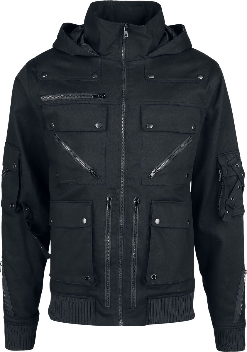 Veste mi-saison Gothic de Chemical Black - Corbin - Veste - S à 4XL - pour Homme - noir - Chemical Black