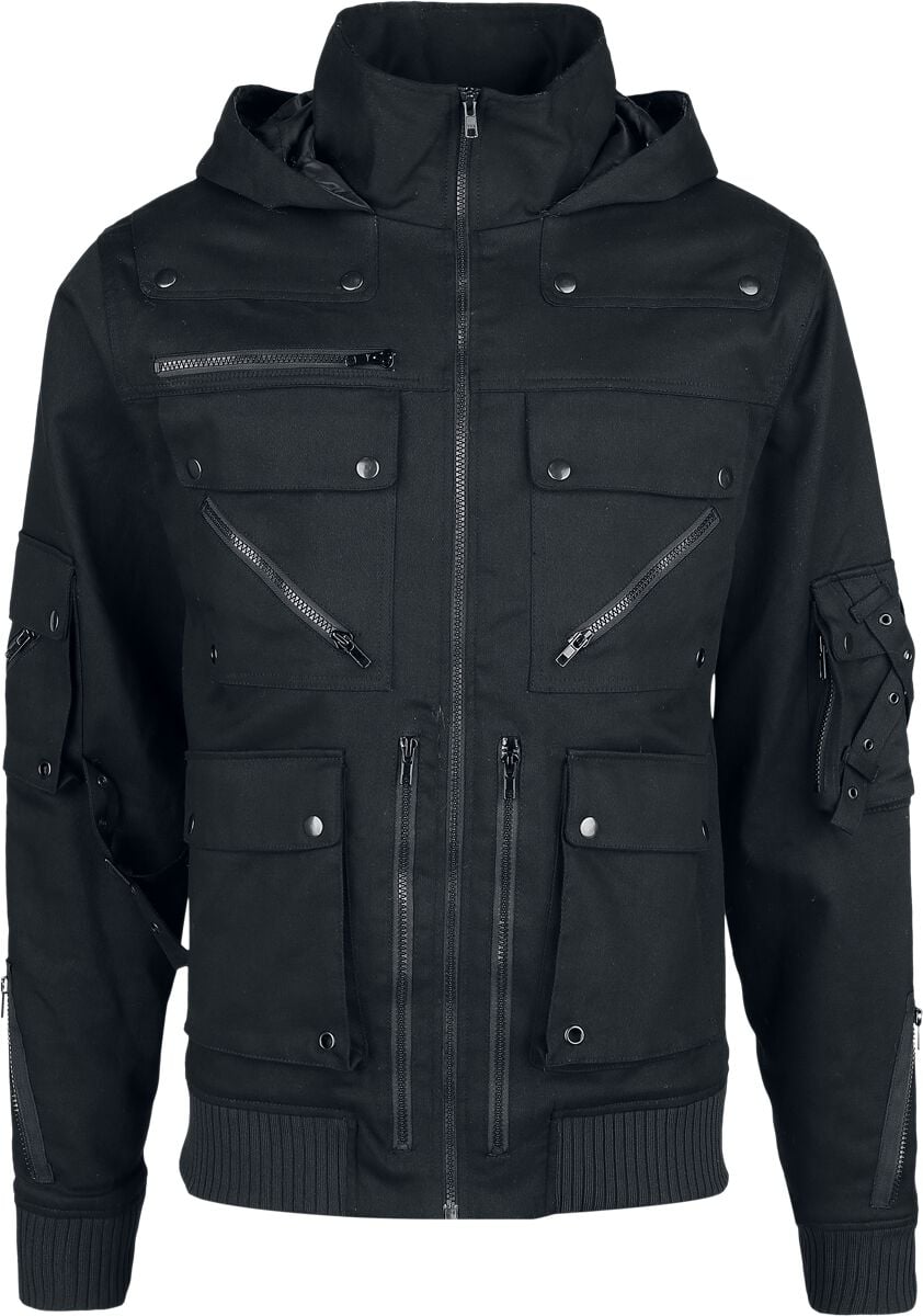 Veste mi-saison Gothic de Chemical Black - Corbin - Veste - S à 3XL - pour Homme - noir - Chemical Black