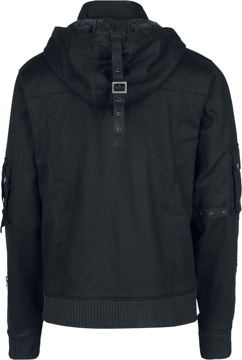 Veste mi-saison Gothic de Chemical Black - Corbin - Veste - S à 4XL - pour Homme - noir - Chemical Black - View 2