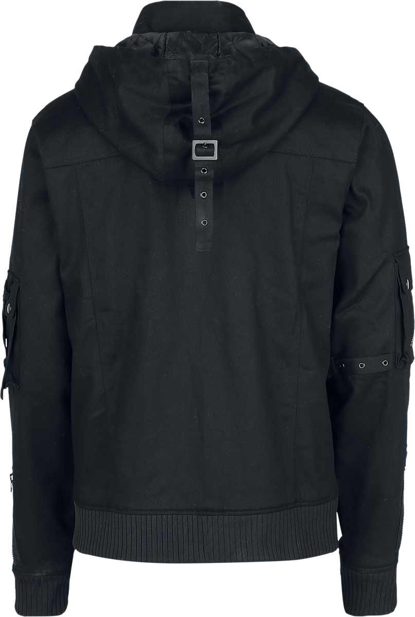 Veste mi-saison Gothic de Chemical Black - Corbin - Veste - S à 3XL - pour Homme - noir - Chemical Black - View 2