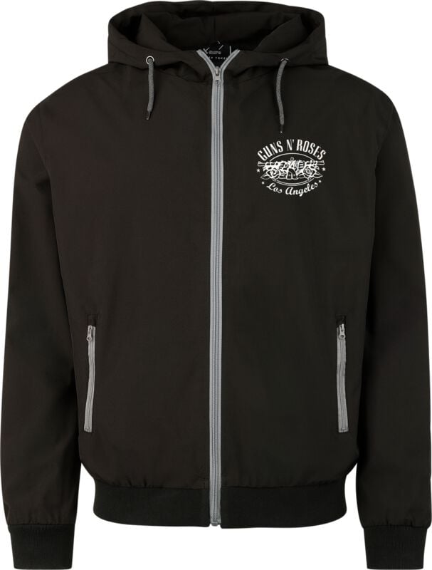 Coupe-vent  de Guns N' Roses - Étiquette Paradise City - S à 5XL - pour Homme - noir - Guns N' Roses