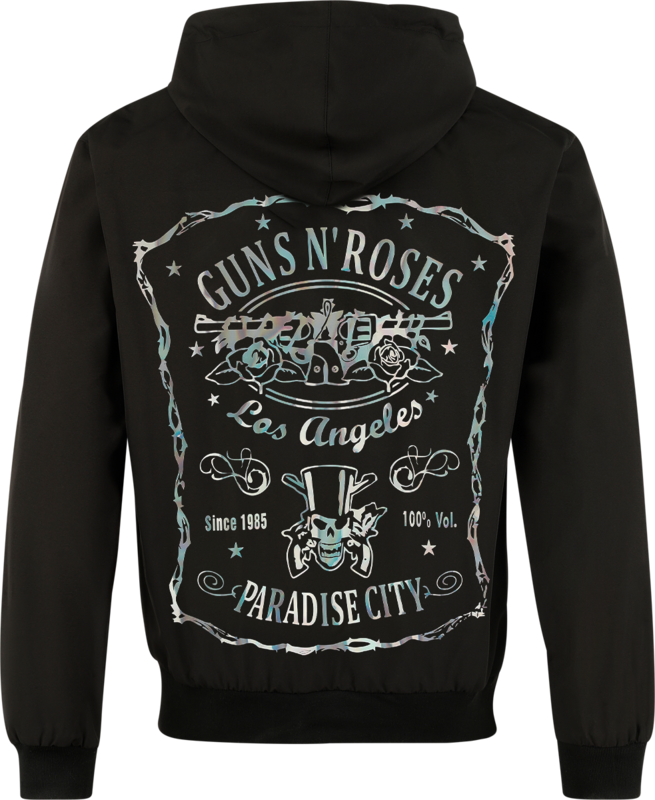 Coupe-vent  de Guns N' Roses - Étiquette Paradise City - S à 5XL - pour Homme - noir - Guns N' Roses - View 2