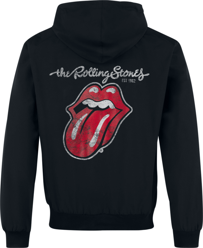 Coupe-vent  de The Rolling Stones - Vintage Tongue - S à 5XL - pour Homme - noir - The Rolling Stones - View 2