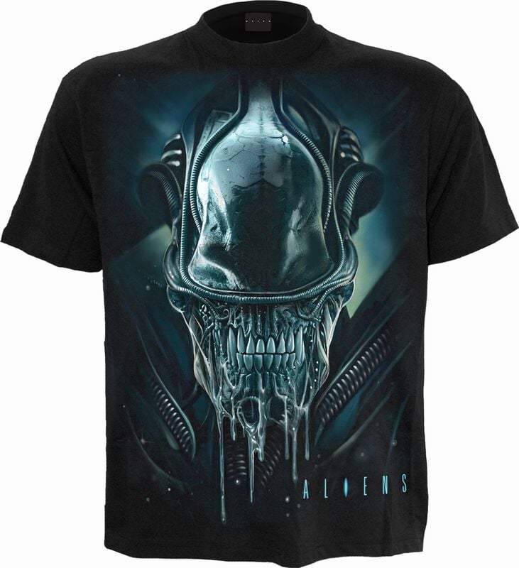 T-Shirt Manches courtes  de Alien - Xénomorphe - S à XL - pour Homme - noir - Alien