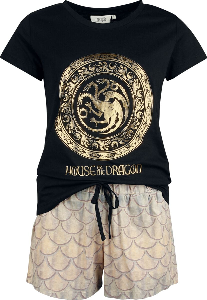 Pyjama  de Game Of Thrones - House of the Dragon - S à 3XL - pour Femme - multicolore - Game Of Thrones