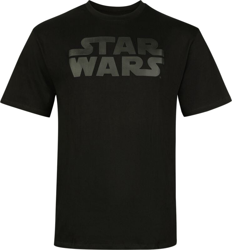 T-Shirt Manches courtes Disney de Star Wars - Logo - S à XXL - pour Homme - noir - Star Wars