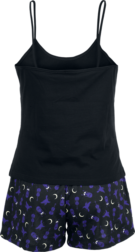 Pyjama  de Wednesday - 5 Minutes - S à XXL - pour Femme - noir - Wednesday - View 2