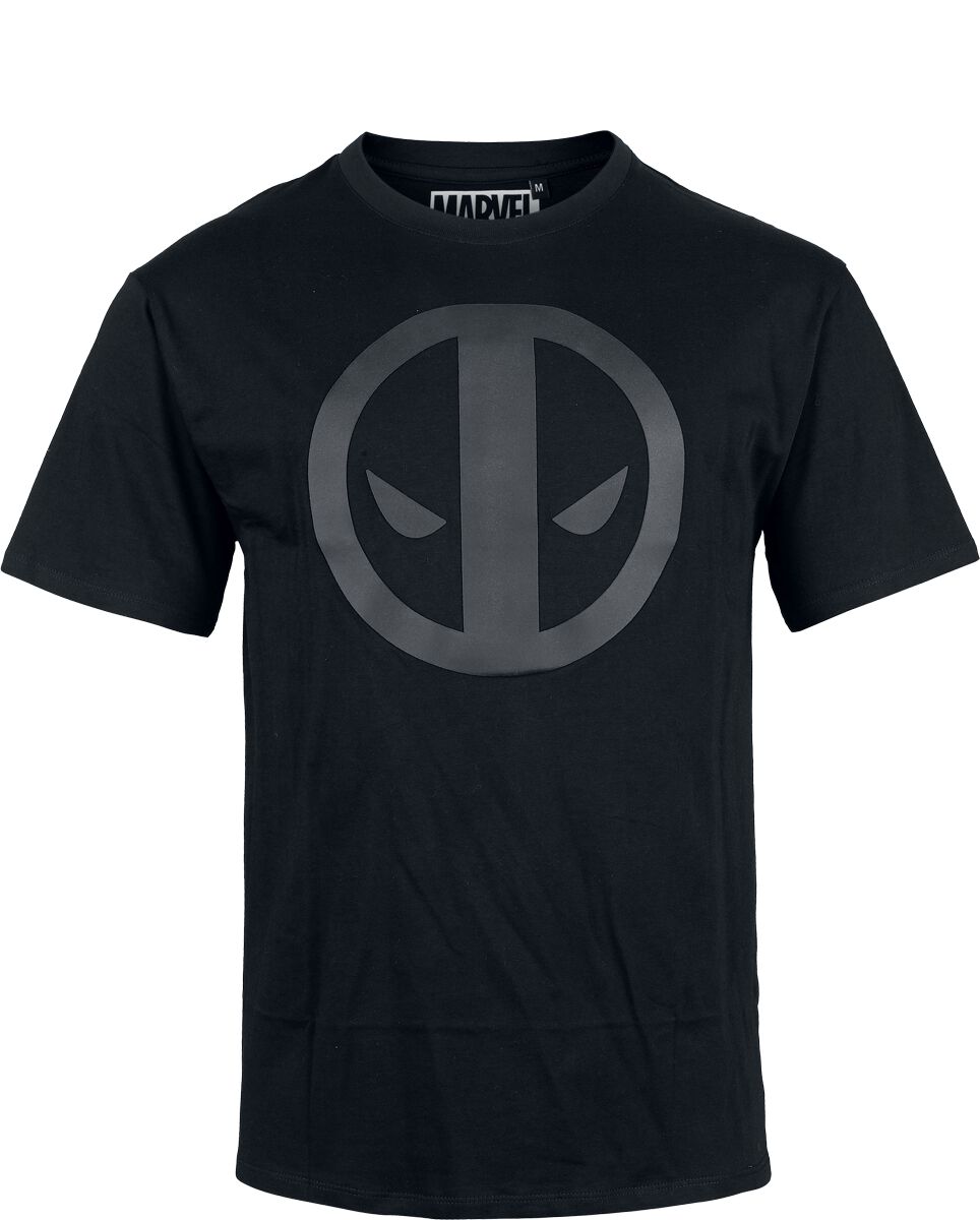 T-Shirt Manches courtes  de Deadpool - Marvel - Deadpool - Logo - S à XXL - pour Homme - noir - Deadpool