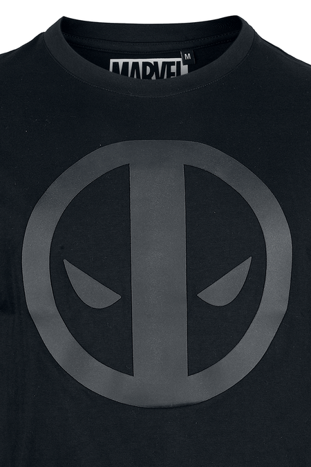 T-Shirt Manches courtes  de Deadpool - Marvel - Deadpool - Logo - S à XXL - pour Homme - noir - Deadpool - View 2