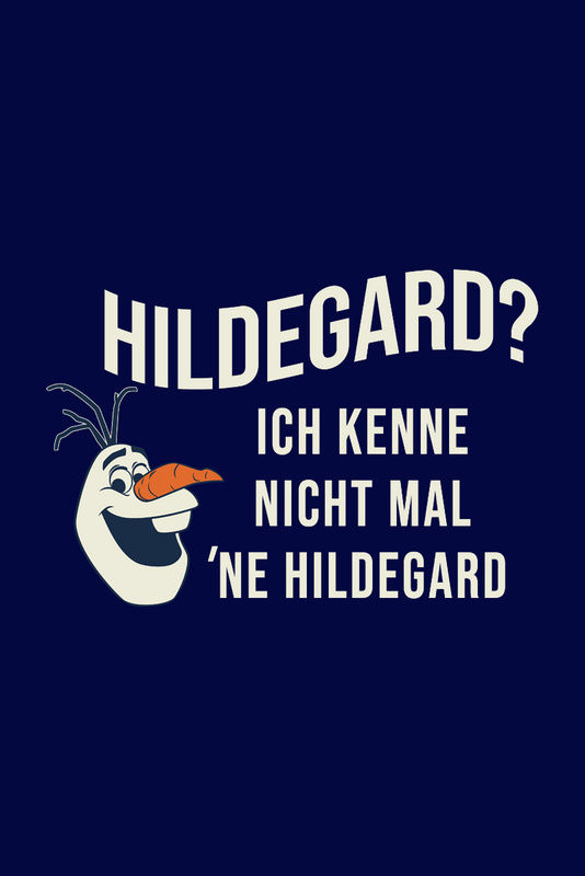 T-Shirt Manches courtes Disney de La Reine Des Neiges - Hildegard - M à XL - pour Homme - bleu foncé - La Reine Des Neiges - View 2