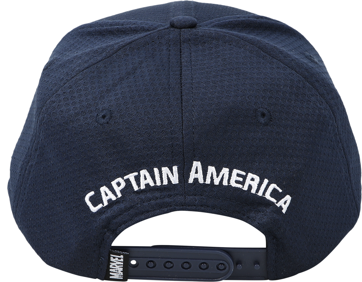 Casquette Disney de Captain America - Logo Captain America - pour Unisexe - bleu foncé - Captain America - View 2