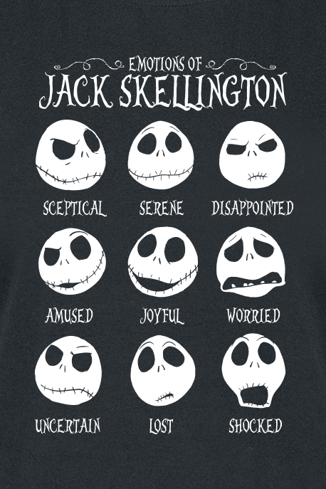 T-Shirt Manches courtes Disney de L'Étrange Noël De Monsieur Jack - Disney - Jack Skellington - S à XXL - pour Femme - noir - L'Étrange Noël De Monsieur Jack - View 2