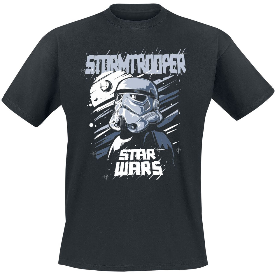 T-Shirt Manches courtes Disney de Star Wars - Stromtrooper - S à XXL - pour Homme - noir - Star Wars