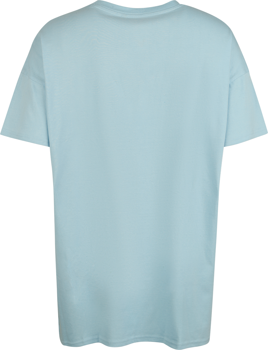 T-Shirt Oversize Disney de Lilo & Stitch - Stitch Love - Oversize - S à XXL - pour Femme - bleu clair - Lilo & Stitch - View 2