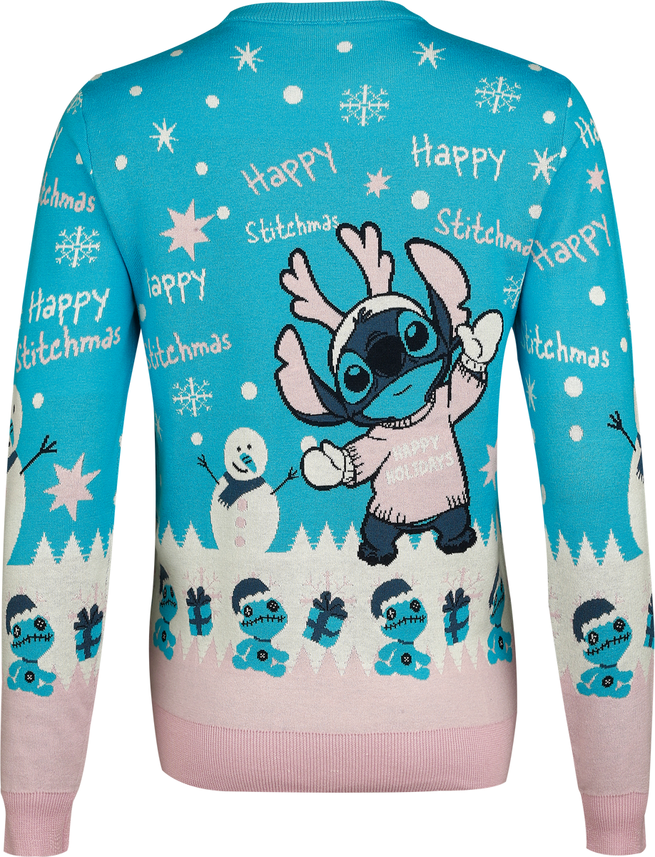 Pull de Noël Disney de Lilo & Stitch - Happy Stitchmas Snowball - S à XXL - pour Femme - multicolore - Lilo & Stitch - View 2