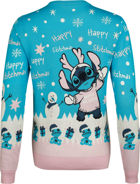Pull de Noël Disney de Lilo & Stitch - Happy Stitchmas Snowball - S à XXL - pour Femme - multicolore - Lilo & Stitch - View 2