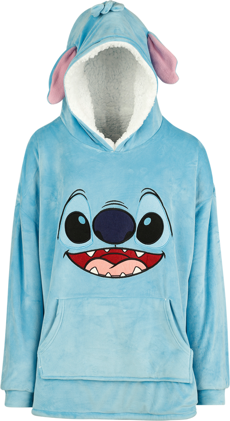 Sweat-shirt à capuche Disney de Lilo & Stitch - Stitch Snuddie - Standard - pour Femme - multicolore - Lilo & Stitch - View 2