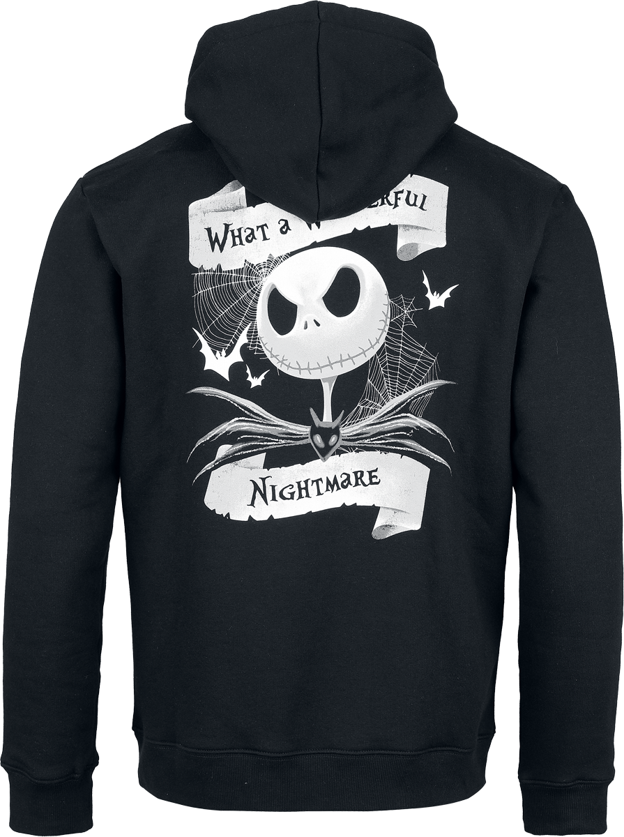 Sweat-shirt à capuche Disney de L'Étrange Noël De Monsieur Jack - Master Of Fright - S à XXL - pour Homme - noir - L'Étrange Noël De Monsieur Jack - View 2